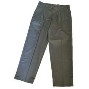 Blue Bay W34” casual khaki green chinos with zip  front